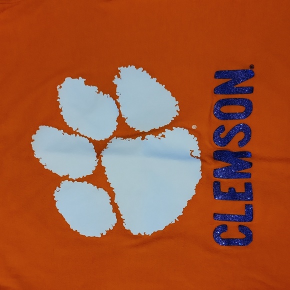 Clemson Tiger short sleeve t-shirt. Kids Unisex, size 10. Worn once,great shape. - Picture 2 of 4